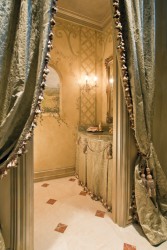 fancy ornate room.
